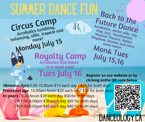Danceology Stettler Summer dance camps 2024